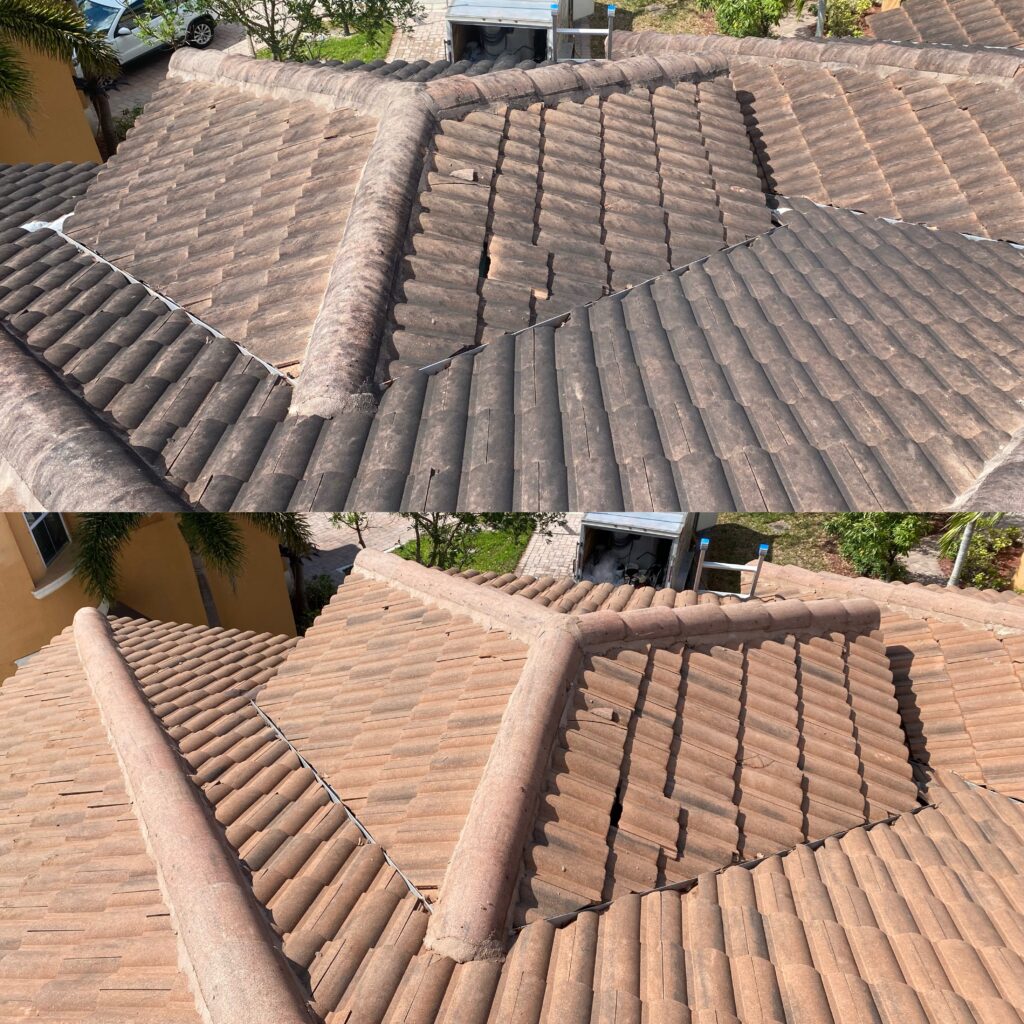 Professional exterior surface preparation and stucco repair before painting a Cape Coral home
